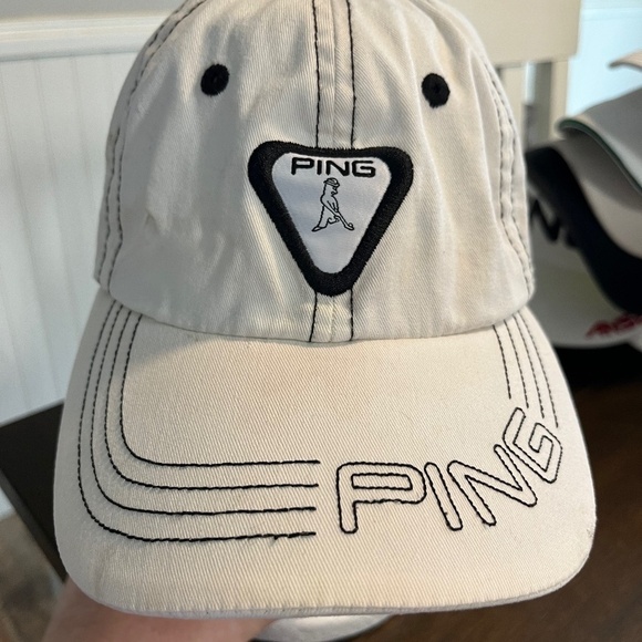 Ping Golf Hat Adjustable Cap Mr Ping man Logo Pingman - Picture 1 of 5